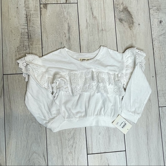 TUCKER & TATE White Ruffle Blouse - Picture 3 of 6